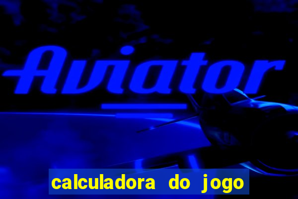 calculadora do jogo do bicho